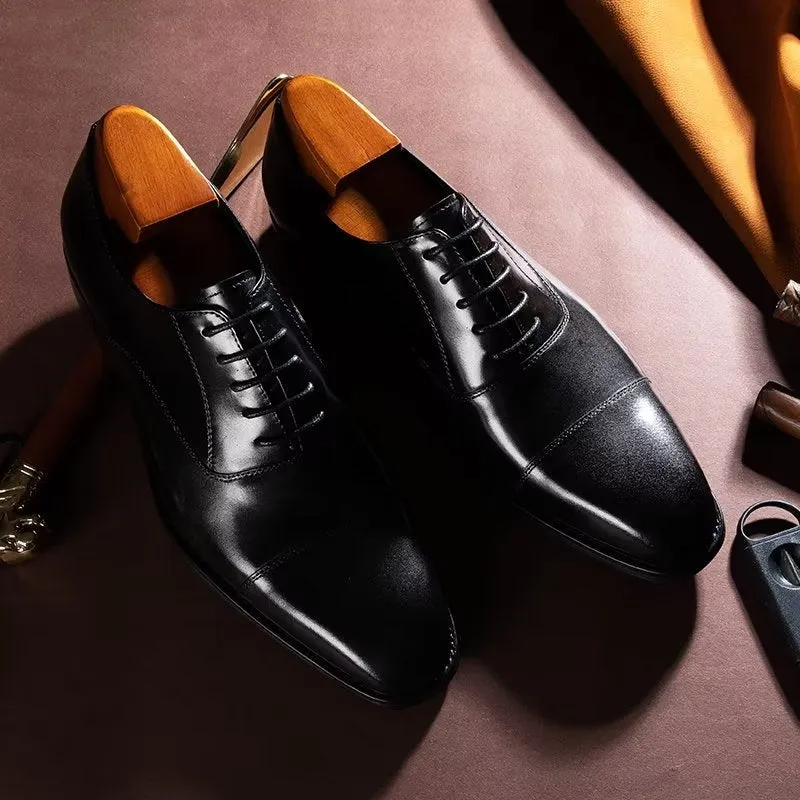 Veltique Elegant Lace-Up Oxfords